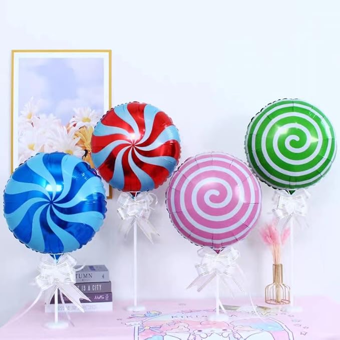 Balloon Stand Centerpieces, 15 Pack White 17 Inch Plastic Balloon Sticks