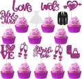 Bride to Be Cupcake Toppers Glitter Wedding Cake Topper, 30Pcs