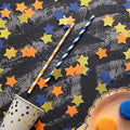 Blue and Orange Star Confetti Table Decoration for Graduation – Gold