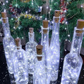 Wine Bottle Lights with Cork