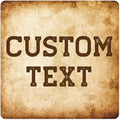Custom Sign, Custom Street Sign, 11 Font Colors, 13 Font Styles, 4 Hole Options, 22 Sizes, 12x12 Inches, Rust Free DiBound, Fade Resistant, Made in USA by My Sign Center (Vintage)