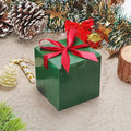 Small Gift Boxes, 20 Pack, 6x6x6 Inch Green Elegant Paper Boxes