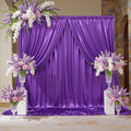 Thick Glitter Backdrop Curtain Panels for Parties, 20x10ft – Purple