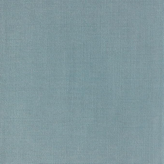 ZeeMart Linen Textured Border Table Runner, 14 x 108 Inch Blue, Farmhouse Style Dusty Blue Table Runners 108 Inches Long, Easy Care Everyday Polyester Table Runner