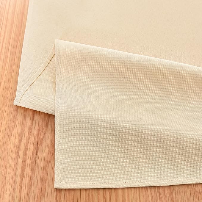 Farmhouse Beige Table Runner Dining Table Runners 72 Inches Long Coffee Table Runner for Dresser Living Room Bedroom Holiday Party Banquet 12X72 Inch