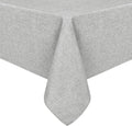 Hiasan Faux Linen Square Tablecloth - Wrinkle and Stain Resistant Washable Table Cloth for Kitchen Dining Room Holiday Table Cover for Dinner, Light Grey, 60 x 60 Inch
