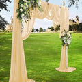 Wedding Arch Draping Fabric Champagne Chiffon