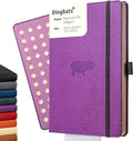 Dingbats* Wildlife Plain Writing Journal Notebook A5 - Vegan Leather Hardcover - Ideal for Work, Travel - Pocket, Elastic Closure, & Bookmark