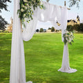 Wedding Arch Draping Fabric, White Chiffon