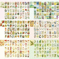 9 Sets 450 Sheets Washi Stickers for Journaling