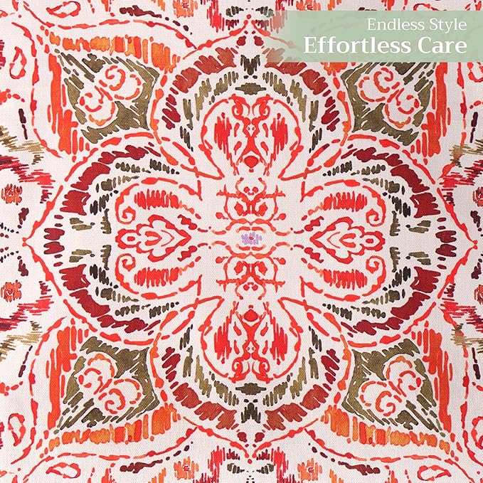 Maison d' Hermine Table Runner 100% Cotton Single Layer Table Runners 108 inches Long for Thanksgiving Christmas Decorations Home Kitchen Dining Party Wedding (Damask, 14.5" x 108")