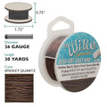 The Beadsmith Wire Elements Craft Wire, Tarnish Resistant