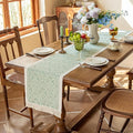 Table Runner Long, 48 Inches, Waterproof Boho Table Runner with Tassel