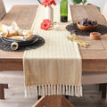 Woven Basic Tabletop Collection, Chevron Table Runner