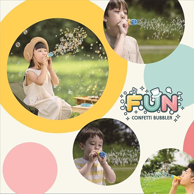 Uncle Bubble Blower for Kids and Toddlers, Uncle Bubble Mini Bubble Blower Makes Thousands of Bubbles Ease, Durable Outdoor Toy