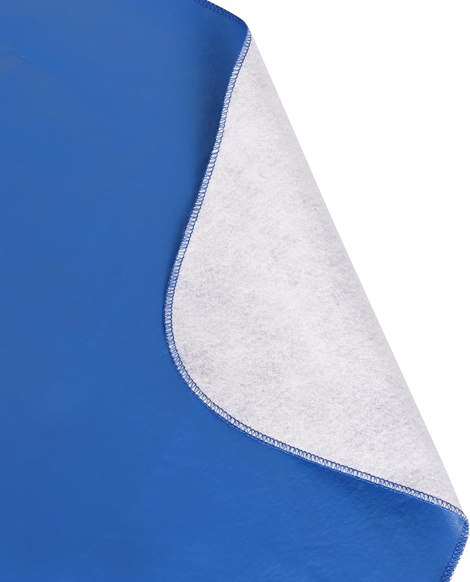 Vinyl Tablecloth in White, 52 x 90 Inch Rectangle, Water-Resistant