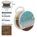 The Beadsmith Wire Elements Craft Wire, Tarnish Resistant