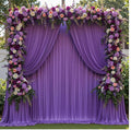 Backgrounds: Purple Wrinkle-Free Backdrop Curtain, 10 Panels, 5 ft x 10 ft