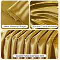 Glitter Backdrop Curtain for Parties Wedding – Dark Gold, 10Ft X 10Ft