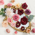 Artificial Flowers Combo Box Set Faux Flowers Bulk Flower Leaf