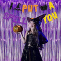 Tinsel Curtain Party Backdrop – Purple, Foil Fringe Curtain Party Photo