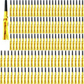 120 Pcs Glitter Bomb Noise Maker Gold Metallic Fringed Squawker Blowouts Silver Musical Blower Whistle for Birthday New Years Party Supplies Sporting Events Graduation (Gold)