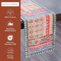 Table Runner 100% Cotton Double Layer Table Runners Long, 72 Inches