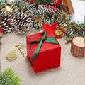 Small Gift Boxes, 60 Pcs 4x4x4 Inch Red Elegant Paper Box