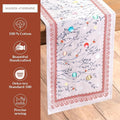 108 Inches Table Runner 100% Cotton Double Layer Table Runners