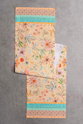Table Runner 100% Cotton Double Layer Table, Peach