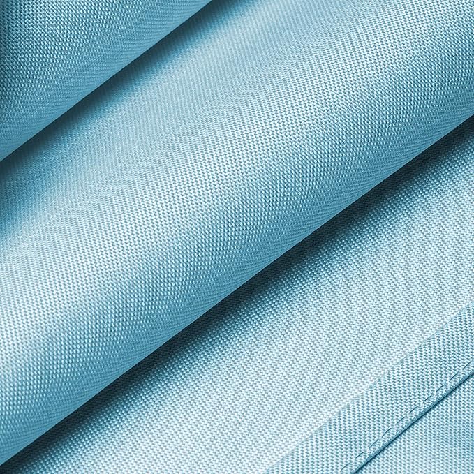 Tablecloths, 120-Inch Round Baby Blue Stain-Resistant Polyester