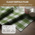 Table Runner Buffalo Check Plaid 100% Cotton, 13x72 Inches Kitchen