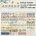 33 Rolls Holiday Plaid Washi Tape