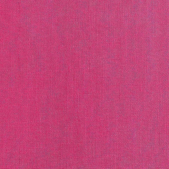 ZeeMart Linen Textured Border Table Runner, 14 x 36 Inch Hot Pink, Farmhouse Style Pink Table Runners 36 Inches Long, Easy Care Everyday Polyester Table Runner