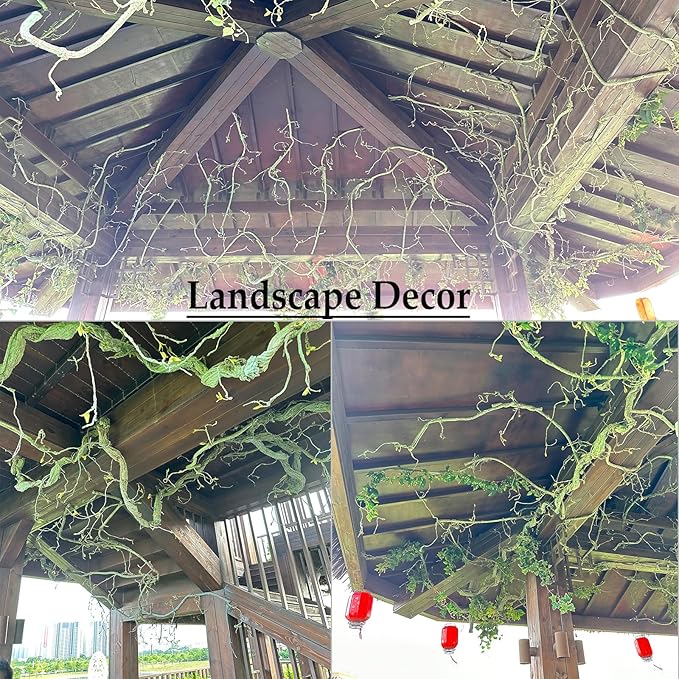 Artificial Tree Vine Garland 118 Inch Green Poseable Ivy Branches