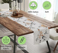 100% Cotton Table Runner Long, 72 Inches, Non-Slip