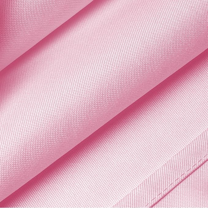 Tablecloths in Pink, 132-Inch Round Polyester, Stain-Resistant