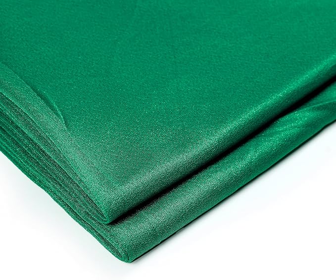 Fabric Panels: 4 Pack Emerald Sheer Chiffon, 30 In x 20 Ft
