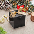 Small Gift Boxes, 20 Pack 5x5x5 Inch Black Elegant Paper Boxes