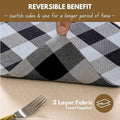 Table Runner Buffalo Check Plaid 100% Cotton, 13x108 Inches Kitchen