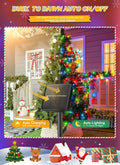 String Lights Solar Powered Outdoor 4-Pack 39ft Multicolor 120 LEDs Each