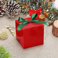 Small Gift Boxes, 20 Pack 5x5x5 Inch Red Elegant Paper Boxes