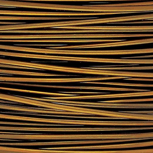 The Beadsmith Wire Elements Craft Wire – Tarnish Resistant, Soft Temper, Round, Vintage Bronze Color – 0.41mm, 26 Gauge, 30 Yard Spool – Jewelry Making, Wire Wrapping, Floral, & Other DIY Crafts
