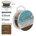 The Beadsmith Wire Elements Craft Wire, Tarnish Resistant