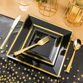 352 Piece Dinnerware Set for 50 Guests – Black