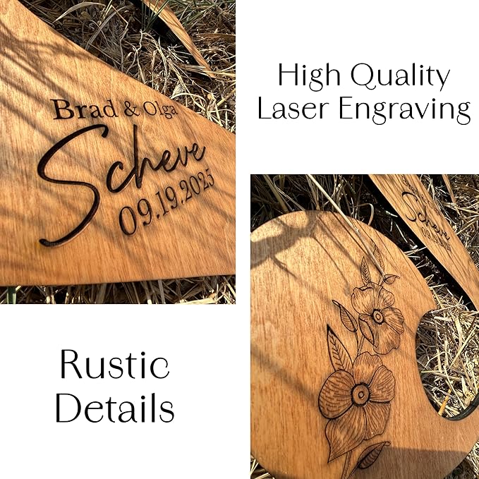 Decorative Wooden Sign Plaque, Birch Plywood Wedding Guest Book Alternative