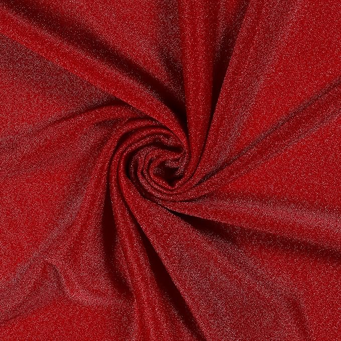 Drapery Panel, Apple Red Sheer Chiffon, 30 In x 50 Ft