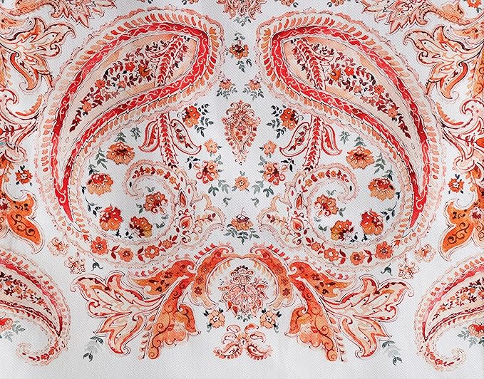 Maison d' Hermine Table Runner 100% Cotton Single Layer Table Runners 36 inches Long for Thanksgiving Christmas Decorations Home Kitchen Dining Party Wedding (Orient, 14.5" x 36")