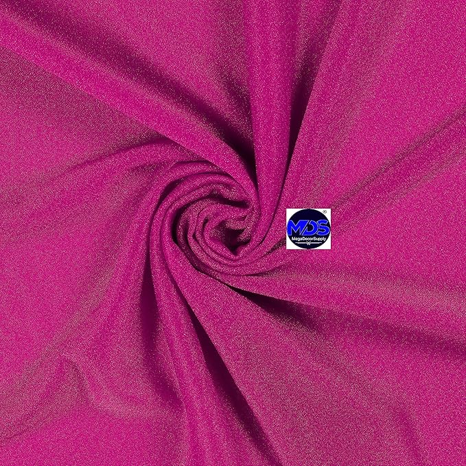 MDS Halloween Chiffon Draping Fabric - 1 Panel, 30" Wide x 50ft Long - Sheer Spooky Arbor & Canopy Drapery for Haunted House Backdrops, Party Ceilings, DIY Costumes & Themed Events - Magenta