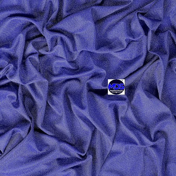 MDS Halloween Chiffon Draping Fabric - 1 Panel, 30" Wide x 100ft Long - Sheer Spooky Arbor & Canopy Drapery for Haunted House Backdrops, Party Ceilings, DIY Costumes & Themed Events - Royal Blue